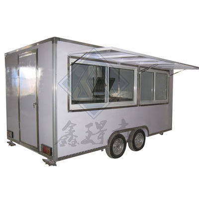 Straßen-Lebensmittelwagen Miami Eiscreme Galvanisiertes Lebensmitteltrailer Getränke Hot Dog Kaffeekorb für die Bäckerei