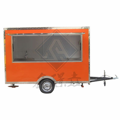 Straßen-Lebensmittelwagen Miami Eiscreme Galvanisiertes Lebensmitteltrailer Getränke Hot Dog Kaffeekorb für die Bäckerei