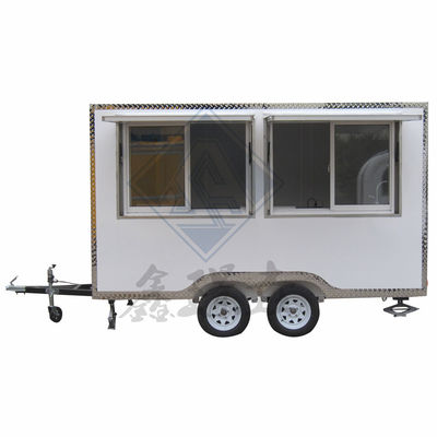 Straßen-Lebensmittelwagen Miami Eiscreme Galvanisiertes Lebensmitteltrailer Getränke Hot Dog Kaffeekorb für die Bäckerei