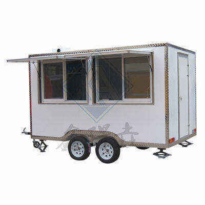 Straßen-Lebensmittelwagen Miami Eiscreme Galvanisiertes Lebensmitteltrailer Getränke Hot Dog Kaffeekorb für die Bäckerei