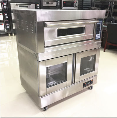2/3/4/6/9 Behälter Kapazität Gewerbliches Backen Brot Pizza Kuchen Kochen Gas Elektröfen