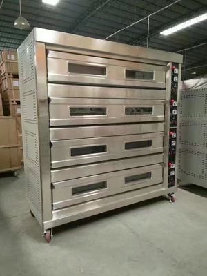 2/3/4/6/9 Behälter Kapazität Gewerbliches Backen Brot Pizza Kuchen Kochen Gas Elektröfen