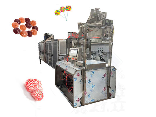 Jahr 2000 Lollipop Süßigkeiten Gießmaschine für die Produktion von Zuckerfrucht