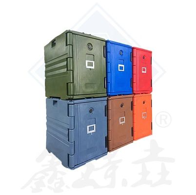 Individuelle Größe Isolierte Box mit kleinen Rädern und mehrfarbigen Design bei Lunch Box