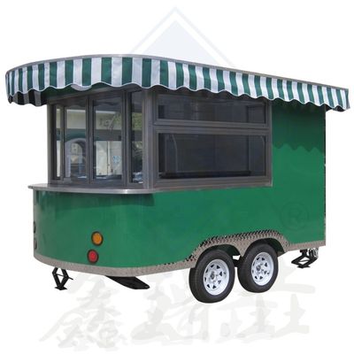 Lebensmittelgeschäft Outdoor Street Food Verkaufswagen mit BBQ Raucher Voll Boba Tee Food Truck