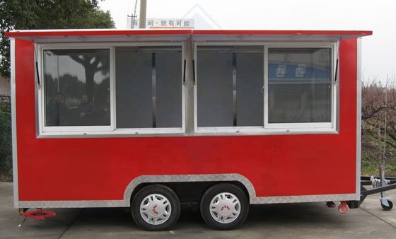 200 Set Outdoor Street Food Vending Cart mit vollständiger Küche Outdoor Mobile Food Carts