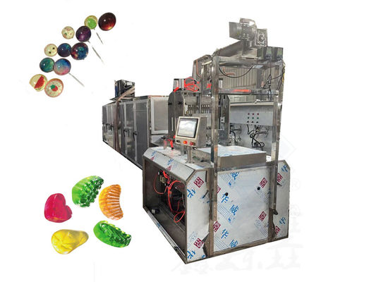 Automatische Süßigkeiten-Zuckertabletten-Lollipop-Maschine mit einer Kapazität von 40-50 kg/h