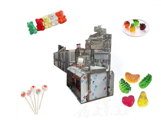 Automatische Süßigkeiten-Zuckertabletten-Lollipop-Maschine mit einer Kapazität von 40-50 kg/h