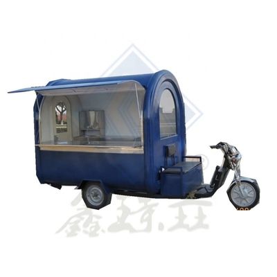 Street Food Trike Bike Kaffee Crepes Lebensmittelkorb mit Fahrrad Motorrad Lebensmittelwagen 220*160*210