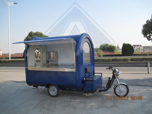 Street Food Trike Bike Kaffee Crepes Lebensmittelkorb mit Fahrrad Motorrad Lebensmittelwagen 220*160*210