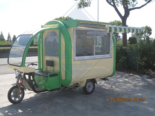 Street Food Trike Bike Kaffee Crepes Lebensmittelkorb mit Fahrrad Motorrad Lebensmittelwagen 220*160*210