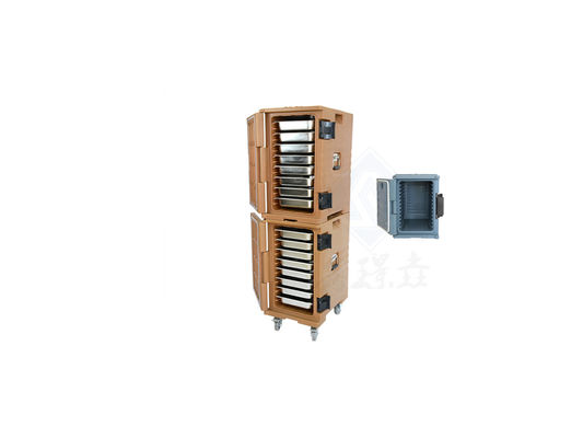 Isolierte Kisten aus LLDPE-Material zur Wärmedämmung und zum Transport von Lebensmitteln