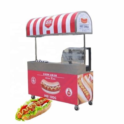 Lebensmittelkarren aus Edelstahl für Fleisch, Pommes Frites, lange Lebensdauer