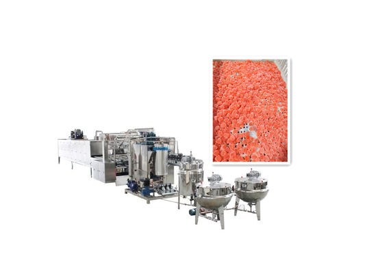 Automatische Süßigkeitenmachmaschine für Jelly Gummy Bear mit hoher Produktion 150 kg/h
