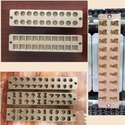 Automatische Jelly Candy Schokoladenmachmaschine Süßigkeiten Formen für Süßigkeiten Produktionslinie