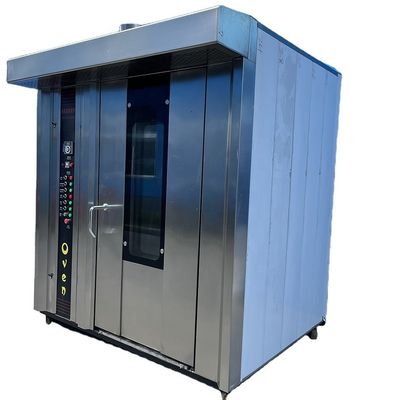 32-68 Behälter Heißluft Rotationsbackofen für Pizza Kekse Brotkuchen Elektrische Heizung
