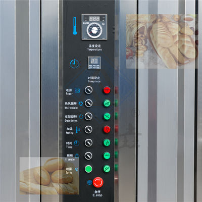 32/68 Rotationsofen mit Tray für das Backen von Brot in Lebensmittelbackocher Elektro/Diesel/Gas