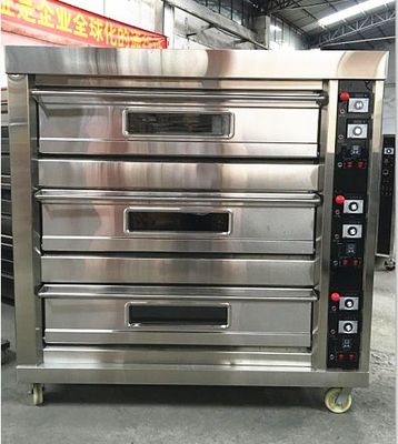 Einzigartiger 2 Deck 4 Trays Pizzaofen perfekt für Bäckerei in weit verbreiteten Hotelgeräten