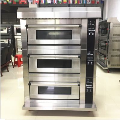 Einzigartiger 2 Deck 4 Trays Pizzaofen perfekt für Bäckerei in weit verbreiteten Hotelgeräten