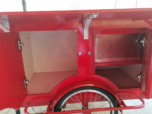 Food Trucks in Vintage Trailer Mobile Cafe Food Bike Verkaufswagen mit Einzelhandelsoptionen