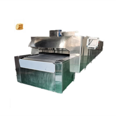 48KW/h Handelsbrot Automatische Cupcake Gas-Tunnel Ofen