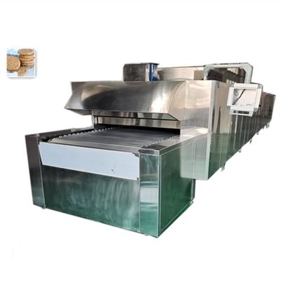 48KW/h Handelsbrot Automatische Cupcake Gas-Tunnel Ofen