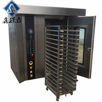 Europäische 32 Trays Rotary Rack Oven Dieselbetrieb für das Backen von Brot und Toast