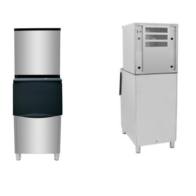 220V automatische kommerzielle Eiswürfelmacherei für den Laden 200KG Eislagerkapazität