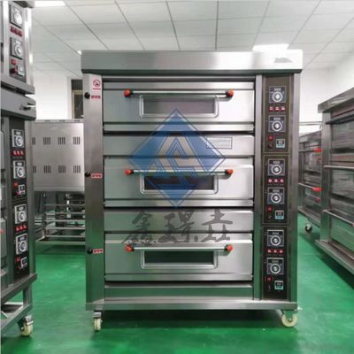 0.1kw Gewerblicher Bäckerei Gasofen 3/4 Deck Gas Pizza Bäckerei Ofen / Gaskonvektionsofen