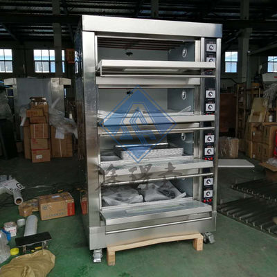0.1kw Gewerblicher Bäckerei Gasofen 3/4 Deck Gas Pizza Bäckerei Ofen / Gaskonvektionsofen