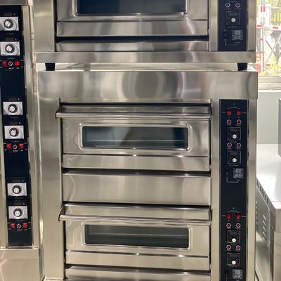 Bäckerei Maschinen 3 Deck Gasbrot Backofen für Weizen Pita Brotherstellung