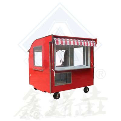 Outdoor-Straßenverkauf galvanisierter Stahl-Food-Trailer für die Speisenherstellung