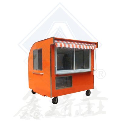 Outdoor-Straßenverkauf galvanisierter Stahl-Food-Trailer für die Speisenherstellung