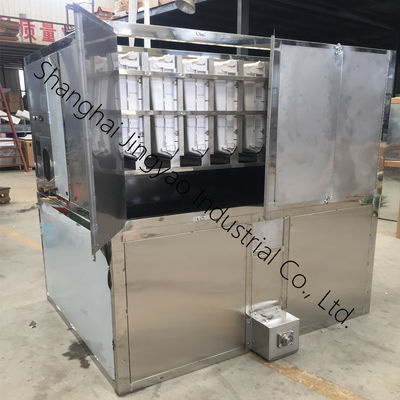 Eisblockmaschine aus Edelstahl in Behältern für Kundenanforderungen