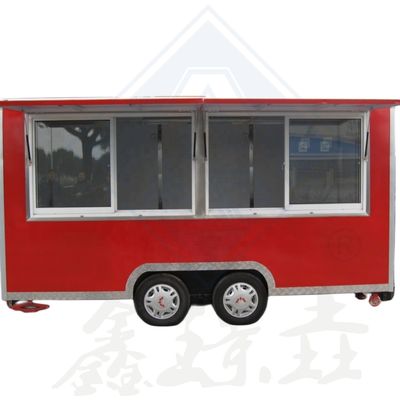 Verkäufer-Snack-Funktion Mobile Food Wending Trailer für Outdoor Street Food Cart Trailer