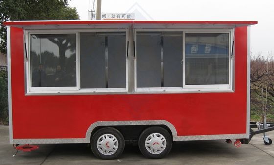 Verkäufer-Snack-Funktion Mobile Food Wending Trailer für Outdoor Street Food Cart Trailer