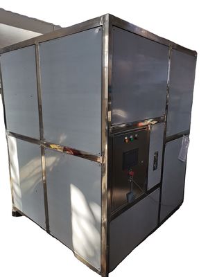 Hohe Kapazität 2 Tonnen pro Tag Halbautomatischer Industrie-Eiswürfelmacher JYC-6000P 380V