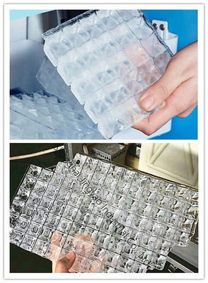 Automatische Eiswürfelmaschine mit Eiswürfelform und 450 kg Eislagerfläche