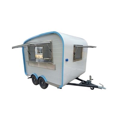 Saft Milch Teekutschen Warme Lebensmittel mobile Nahrungsmittelfahrzeuge Anhänger mit 1000 kg lange Lebensdauer