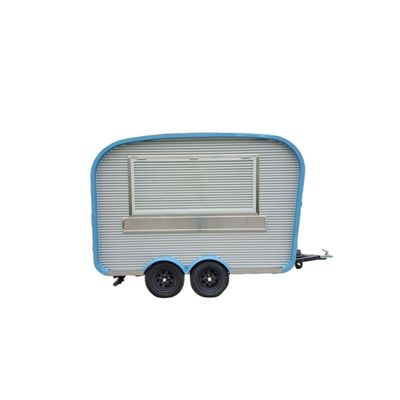 Saft Milch Teekutschen Warme Lebensmittel mobile Nahrungsmittelfahrzeuge Anhänger mit 1000 kg lange Lebensdauer