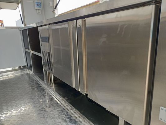 Saft Milch Teekutschen Warme Lebensmittel mobile Nahrungsmittelfahrzeuge Anhänger mit 1000 kg lange Lebensdauer