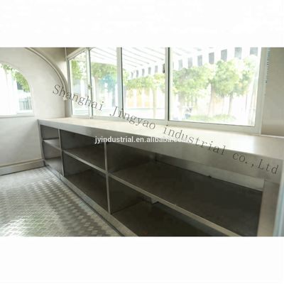 Maßgeschneiderte 220V/110V mobile Lebensmittelkarre Lebensmittel Anhänger Eiscreme Rollen Kaffee Hot Dogs