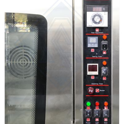 120 KG Gewerblicher Förderkocher Gas-Industrielle Konvektionsofen zum Backen von Brot und Pizza