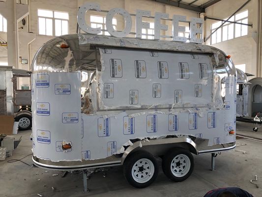 Shanghai Jingyao Eiskarren/Lebensmittelfahrzeuge Anhänger Karawane mit Bauarbeiten