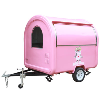 2300*1650*2300mm mobiler Lebensmittelkorb für Blasentee Früchte Eiscreme Churros Crepes Kaffee