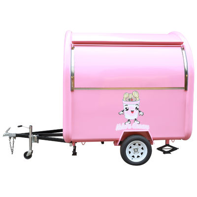 2300*1650*2300mm mobiler Lebensmittelkorb für Blasentee Früchte Eiscreme Churros Crepes Kaffee