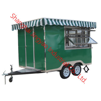 220V kommerzieller Großstraßenküchen-Lebensmittelwagen für multifunktionale mobile Lebensmitteloptionen