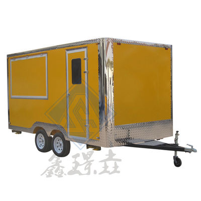 Kaffeekutschenwagen Anhänger Gebraucht-Lebensmittel-Trucks Mobil-Lebensmittel-Wagen-Van in Deutschland