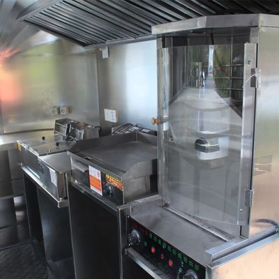 1.5kw Crepe Food Trailer perfekt für Grillgetränke und mobile Verkaufsdienste