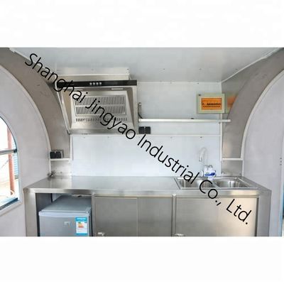 Elektrische mobile Rotisserie Hühner Anhänger BBQ Grill 220*160*210cm für Lebensmittelgeschäft